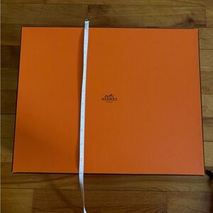 14”x11”x4.5” Hermes Orange Gift Box